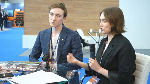 СМИ о КГЭУ: Крайков Максим Дмитриевич и Гафиатуллина Камилия Расуловна на TatEnergyExpo