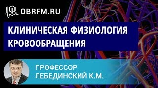 Профессор Лебединский К.М.  Клиническая физиология кровообращения  то, что важно на каждый день.