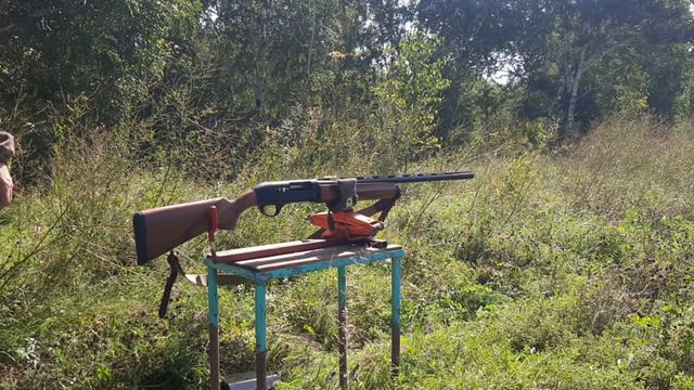 Гладкоствольное ружьё Hatsan Escort пристрелка дробью к чокам и открытие сезона.