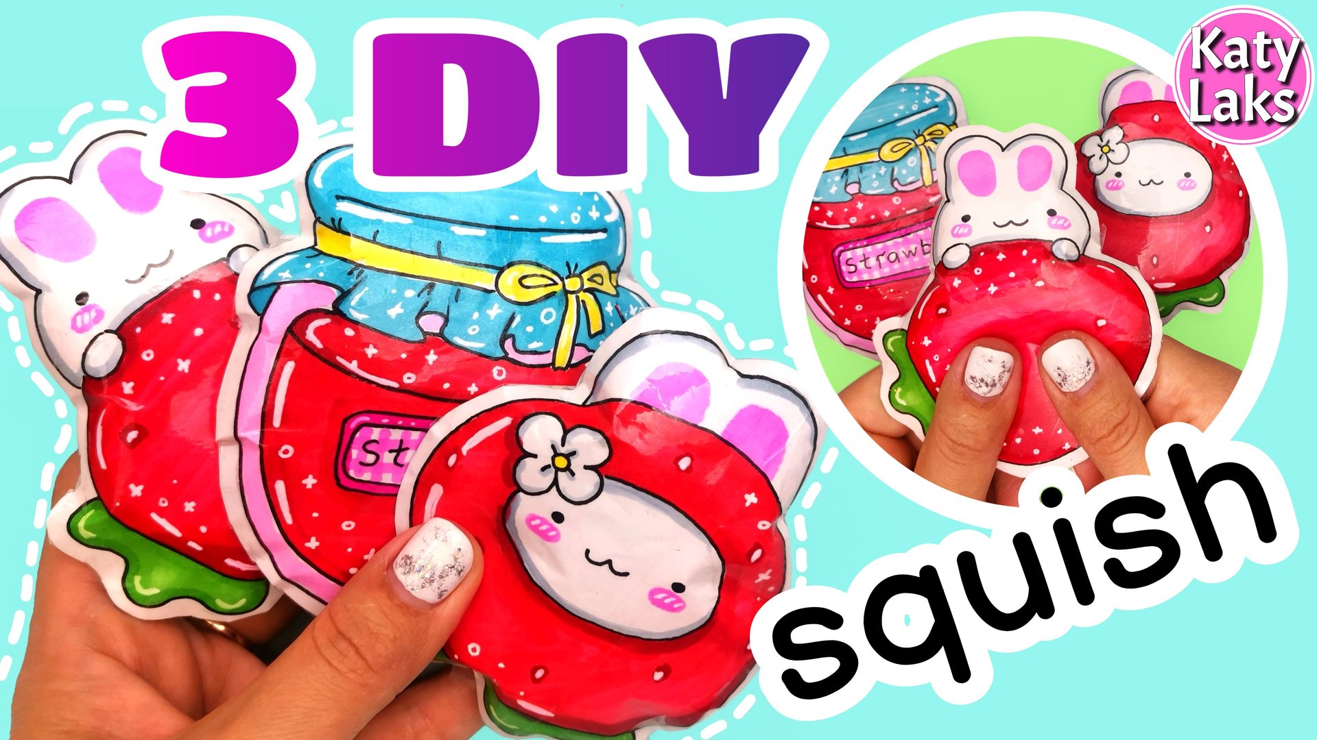 ?Как сделать сквиш из бумаги/коллекция сквишей/ DIY