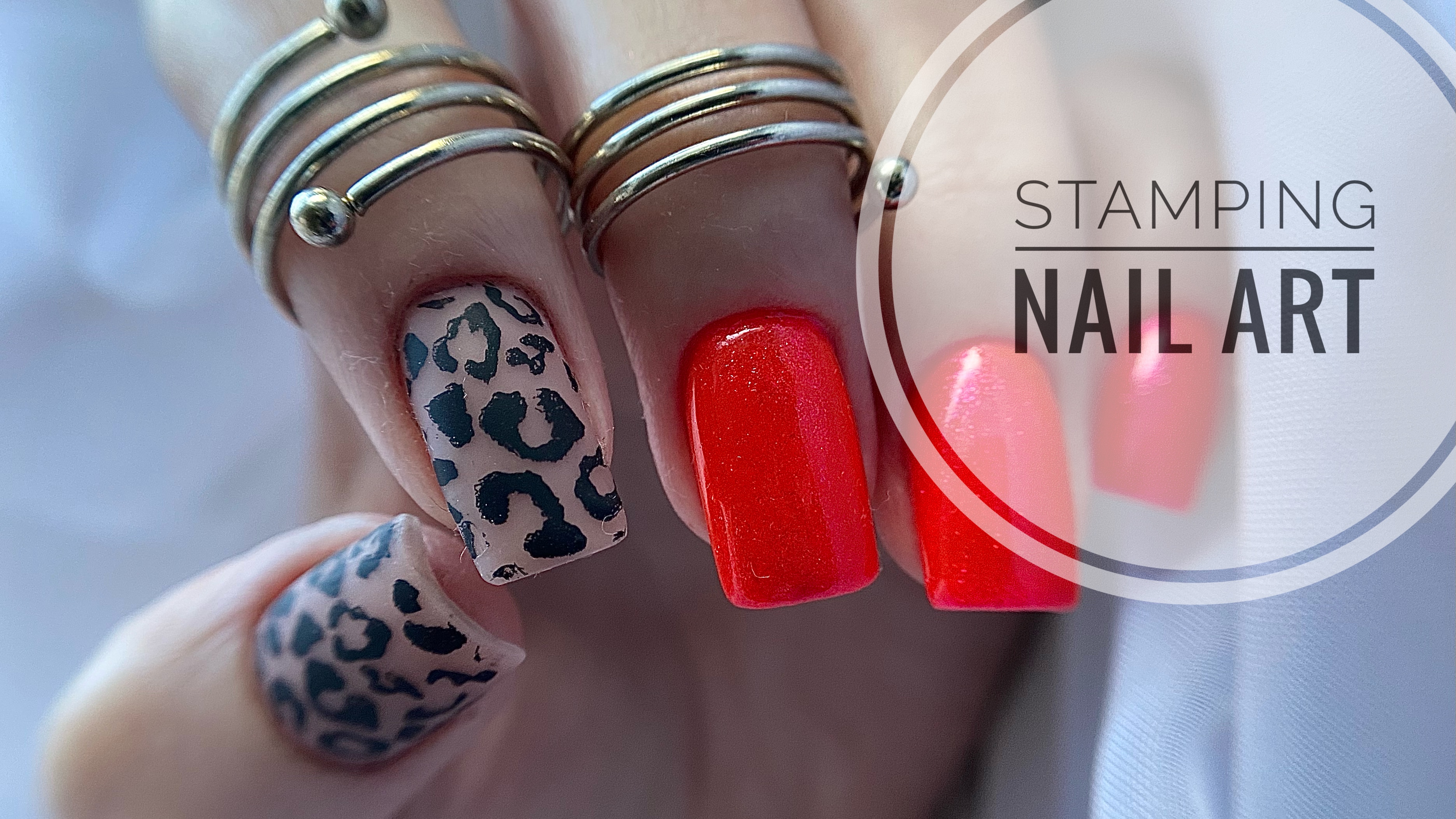 МК / КОРРЕКЦИЯ НОГТЕЙ САМОЙ СЕБЕ💅 / STAMPING NAIL ART