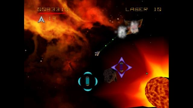 #3 Солнечная зона в Asteroids Hyper 64