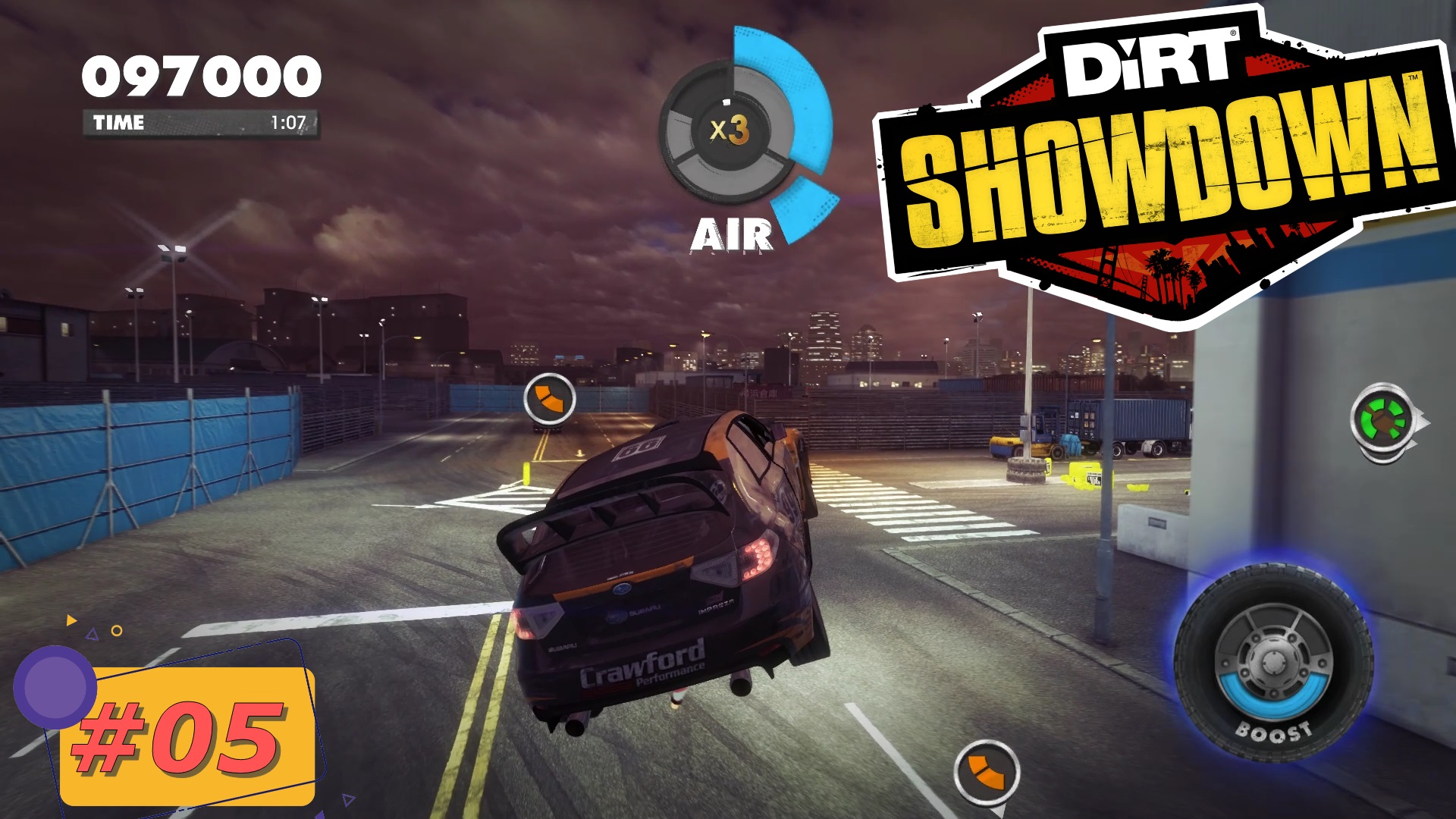 Subaru Impreza WRX #05 YOKOHAMA | Прохождение игры Dirt Showdown | Dualshock 4