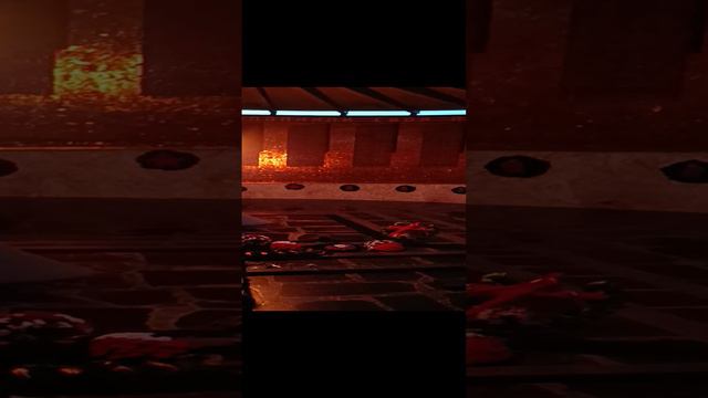 Вечный огонь на Мамаевом Кургане.