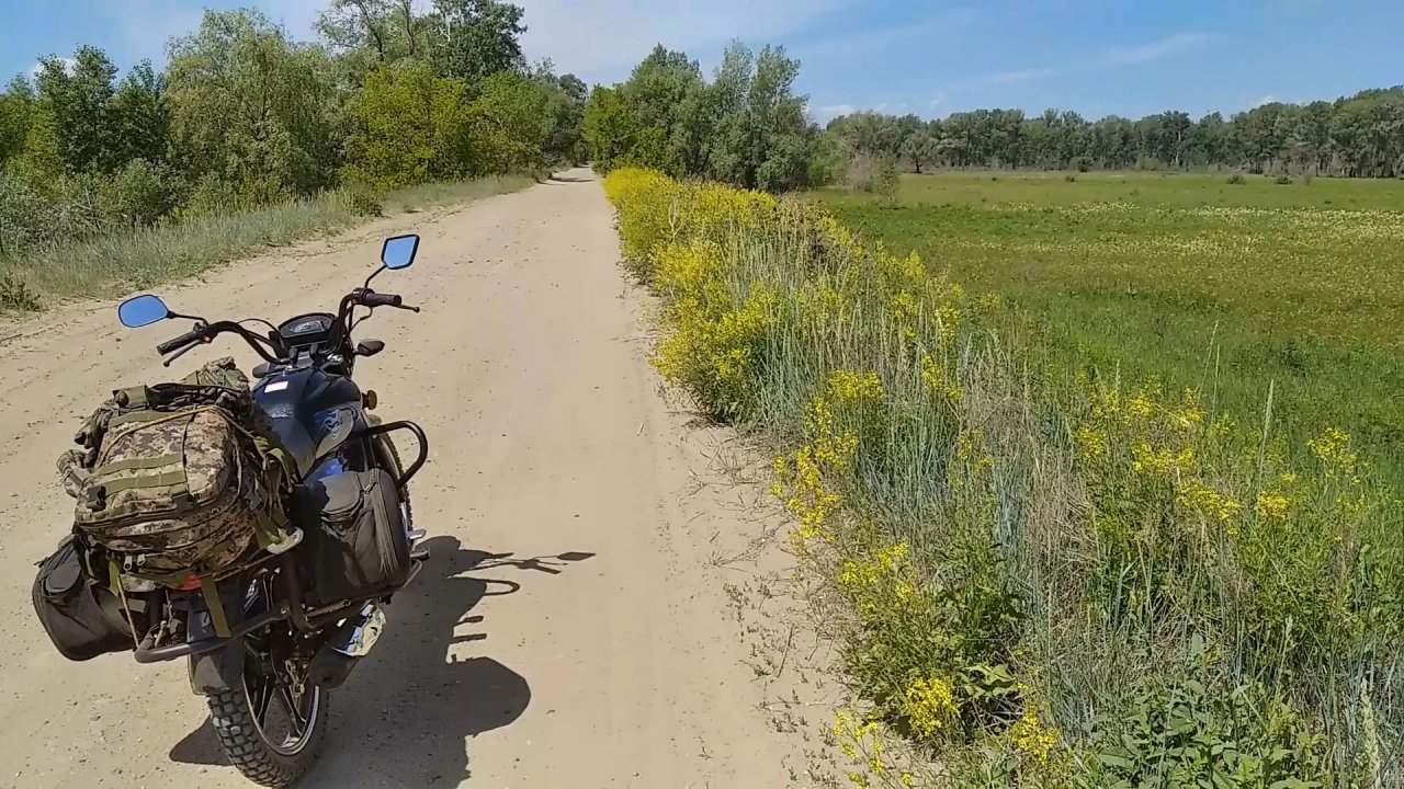 На рыбалку на мотоцикле))).mp4