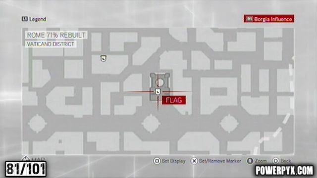 Assassin's Creed Brotherhood - All Flag Locations Part 4 (Vaticano District)