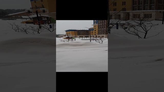 А снег идёт❄️КОГДА ОЧЕНЬ МНОГО СНЕГА?✊️