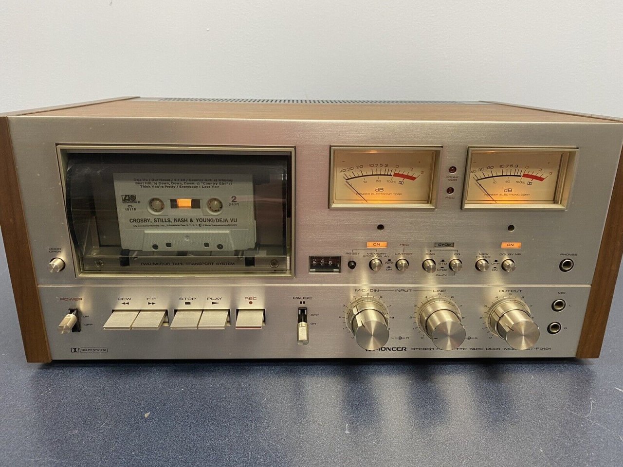 Винтажная кассетная дека Pioneer CT-F9191-ЯПОНИЯ-1975-год