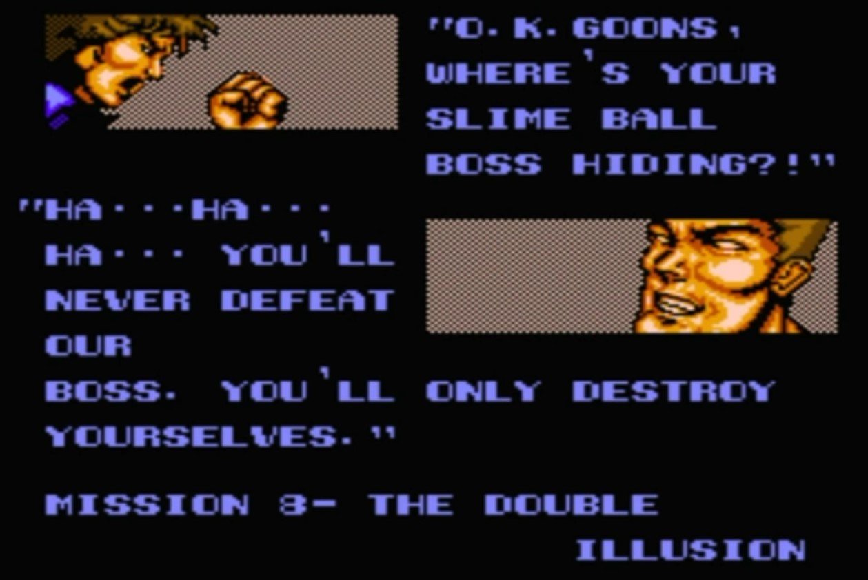 Dendy (Famicom,Nintendo,Nes) 8-bit Double Dragon 2 Revenge Mission 8