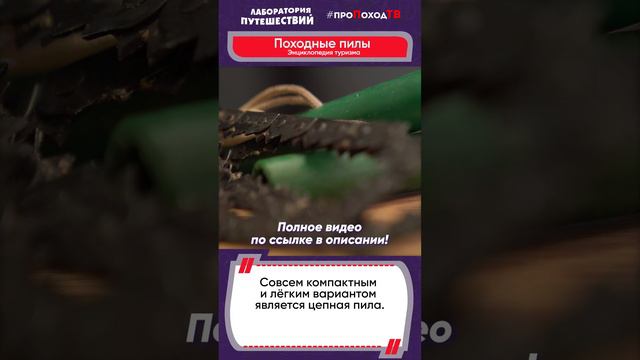 КАК ВЫБРАТЬ ПИЛУ ДЛЯ ПОХОДА?