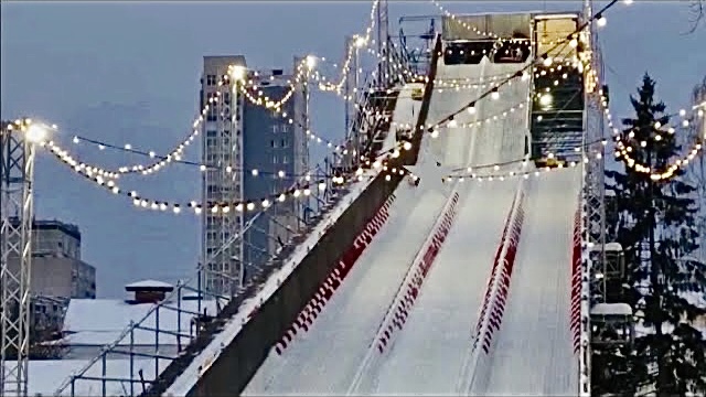 Зимние горки Урала. Екатеринбург 2022.