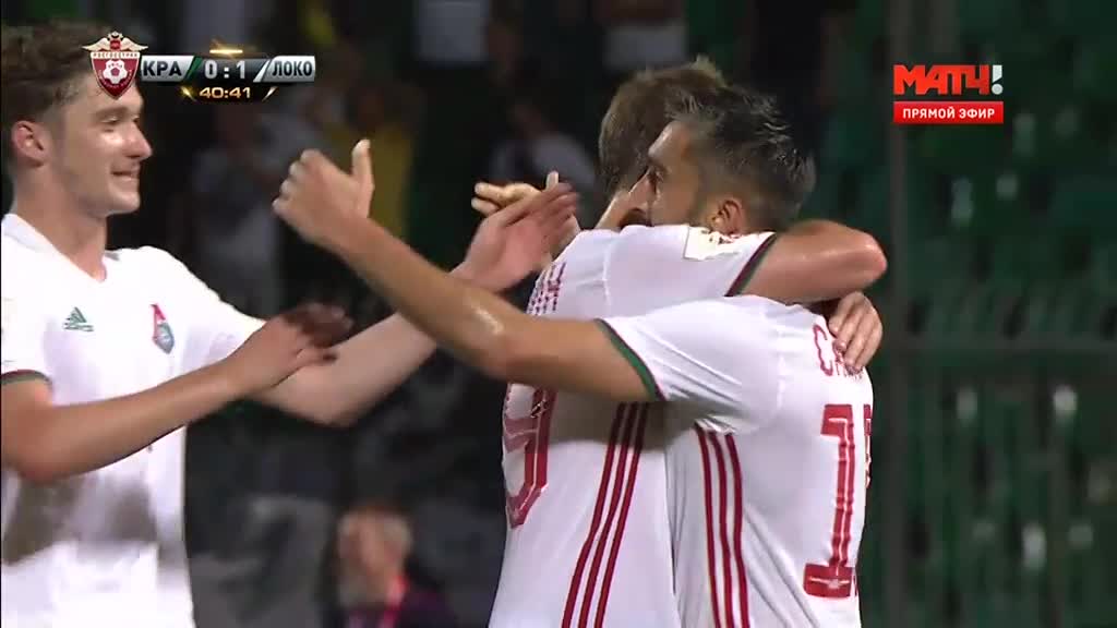 Краснодар - Локомотив, Самедов, Гол, 0-1