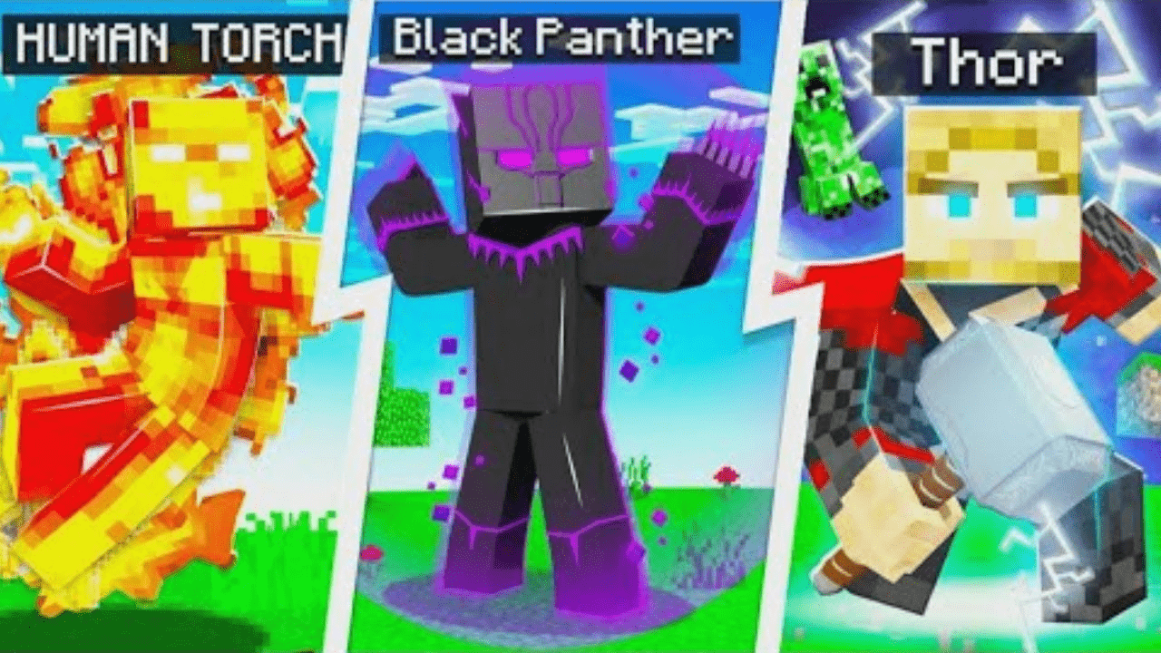 ?Новый МОД на МСТИТЕЛЕЙ и ФАНТАСТИЧЕСКУЮ ЧЕТВЁРКУ в МАЙНКРАФТ который должен УСТАНОВИТЬ каждый