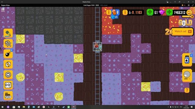 Gold Digger FRVR # 26 Подрыв шахты.mp4