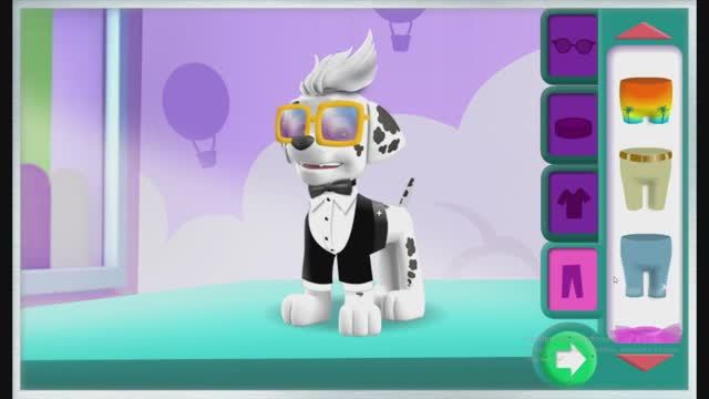 Щенячий патруль. Маршал готовится к фотосессии.