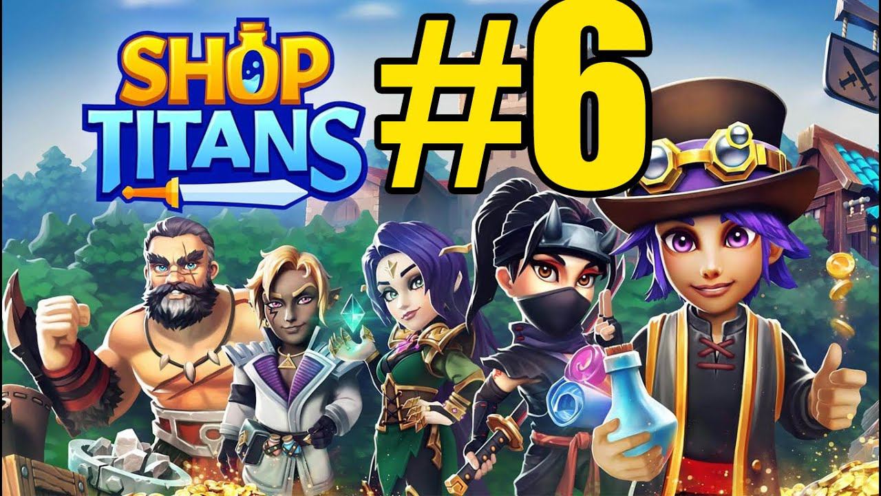 Shop Titans (2022) Прохождение ч6 Пытаемся Одеть Катю а Она Сопротивляется