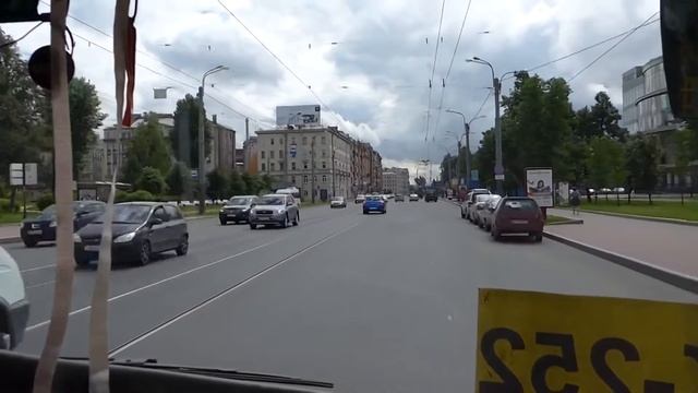 На маршрутке в центр по Большому пр.  П С