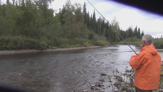 11 Серия По 2 Рыбы Сразу Ловля Хариуса Алтайская Балда Перекат Федоровича река Сухой пит