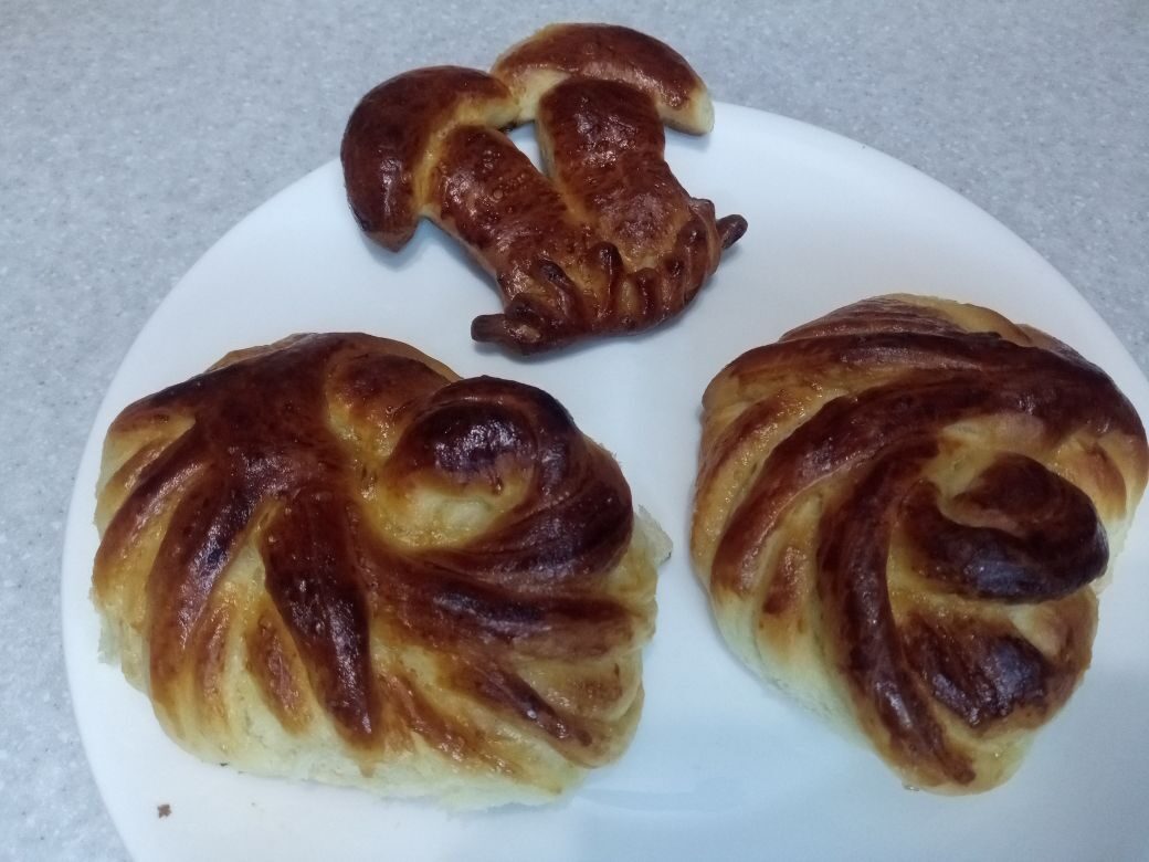 Сдобные БУЛОЧКИ с сахаром.