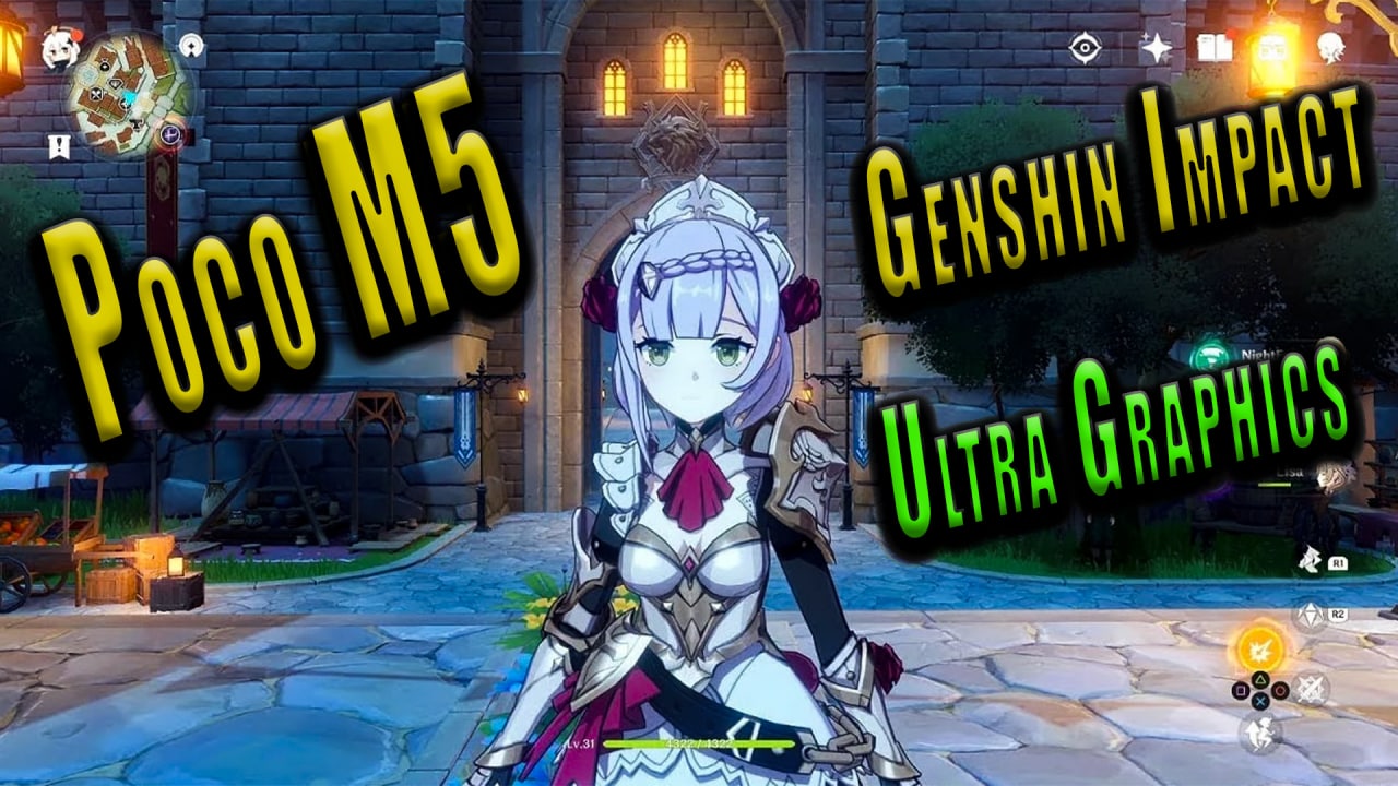 Xiaomi Poco m5 Gaming Test- Genshin Impact/Тест Игр