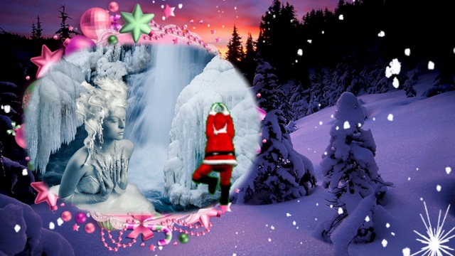 Поздравления с Новым годом от Снежной Королевы!!!  2017 года.