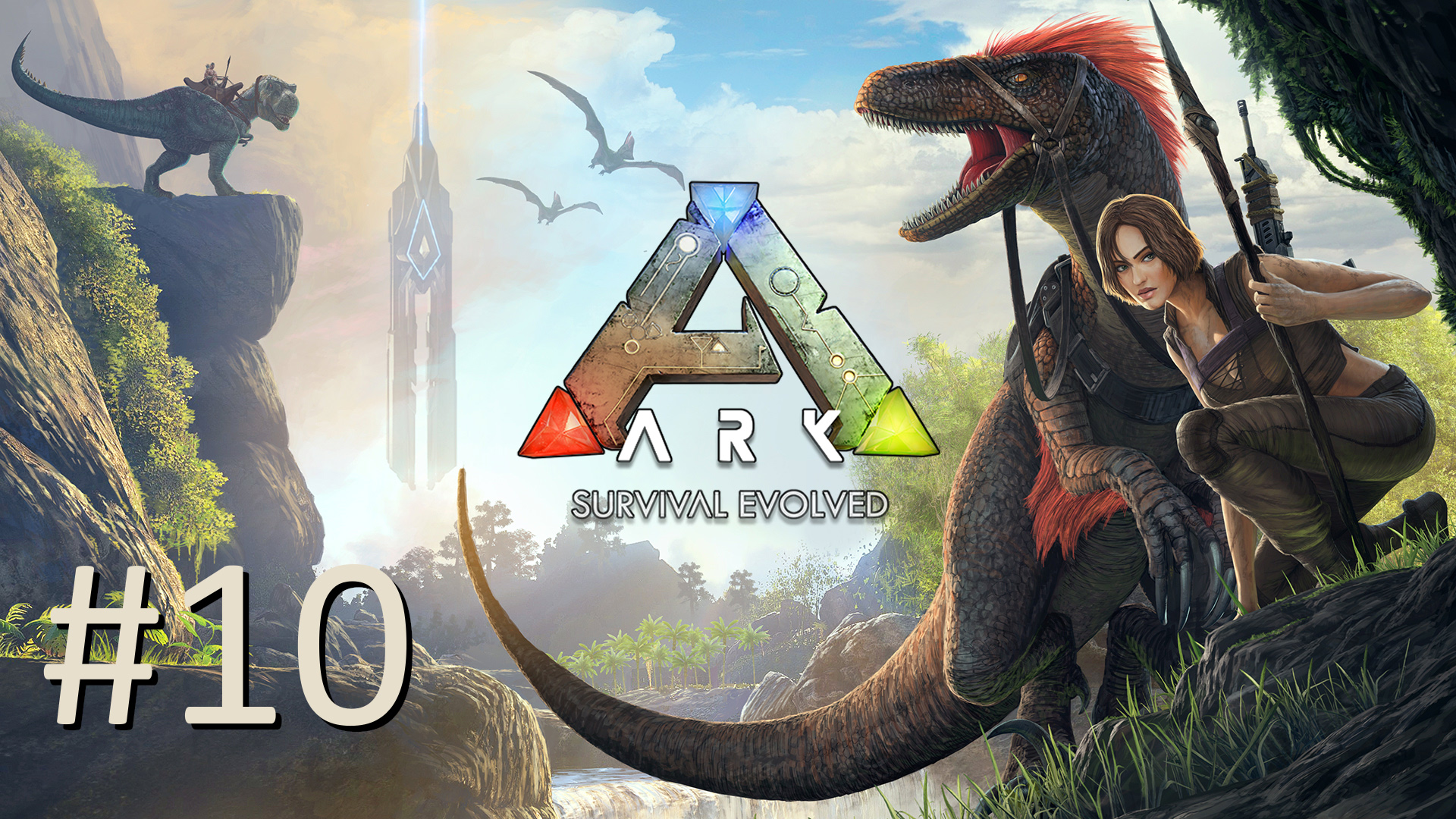 Играем в ARK: Survival Evolved - Island. Часть 10 (кооператив)