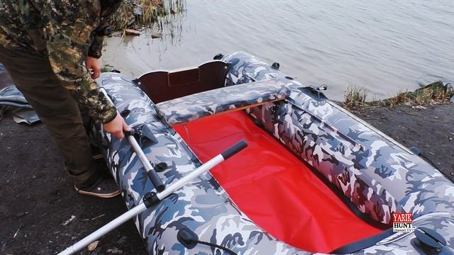 Лодка Инзер 280V НДНД+Тохатсу 9.8 и дратхаар Алька 7 месяцев приучаем к лодке!.