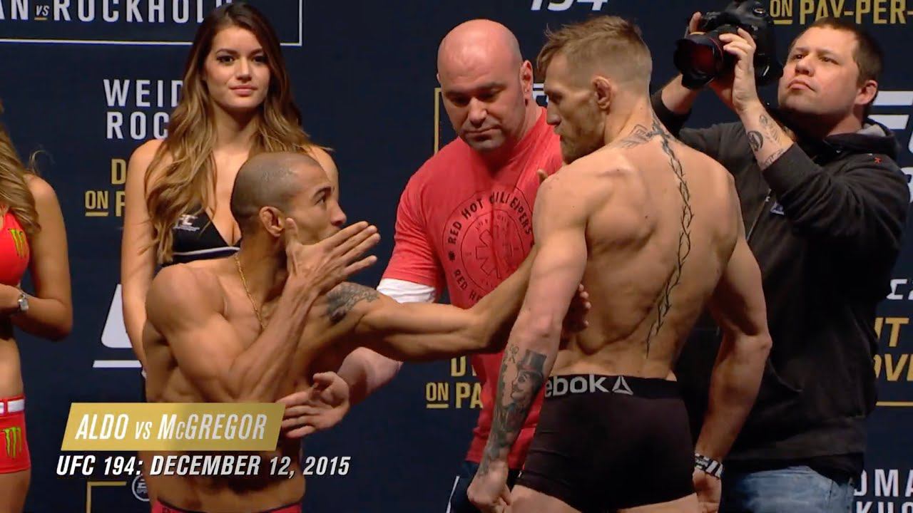 Лучшие битвы взглядов в титульных боях UFC