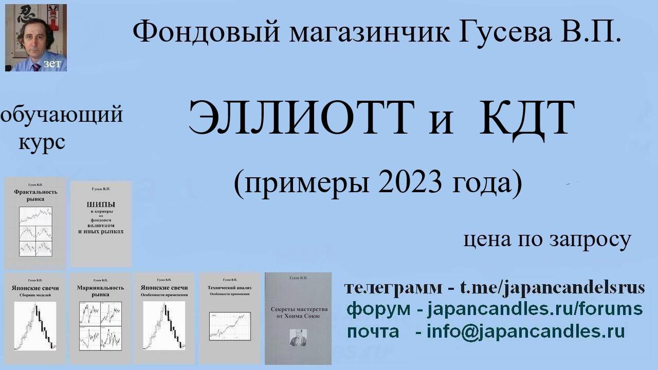 Обучающий курс - ЭЛЛИОТТ и  КДТ  примеры 2023 г.