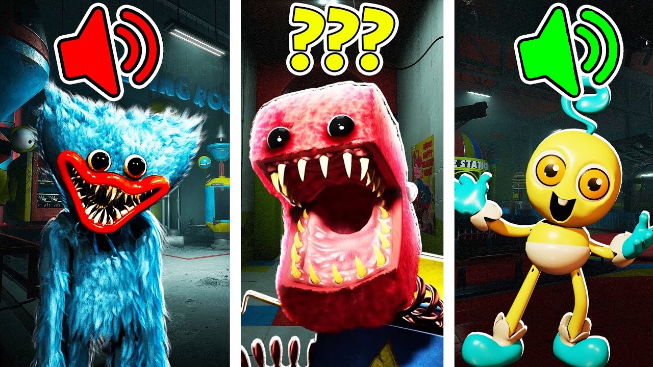 Угадай МОНСТРА по звуку в МАЙНКРАФТ ! ПОППИ ПЛЕЙТАЙМ ВСЕ ИГРУШКИ БОКСИ БУ ХАГГИ ВАГГИ РЕБЕНОК #8