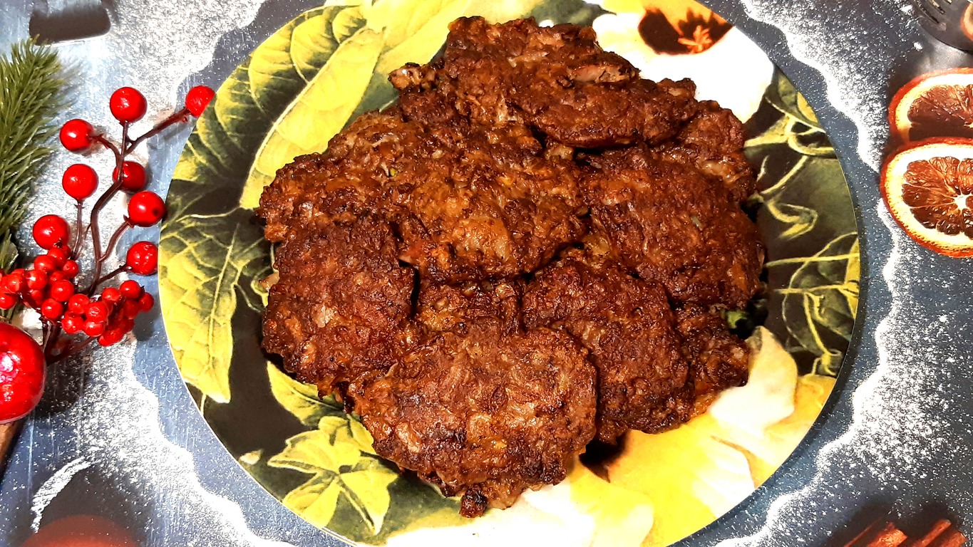 РУБЛЕННЫЕ ПЕЧЁНОЧНЫЕ КОТЛЕТЫ. Кулинарный рецепт