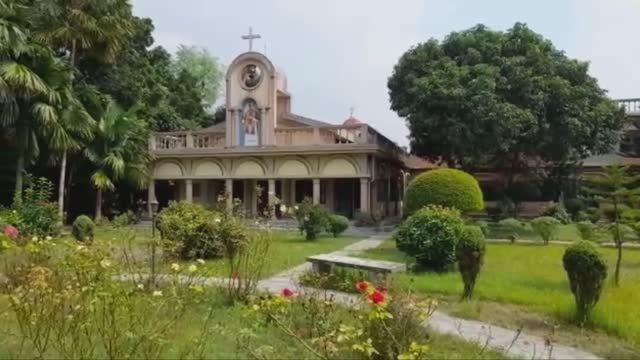 Красивый Православный храм в Народной Республике Бангладеш.