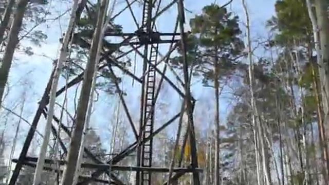 Деревянная вышка в тайге. Часть 3