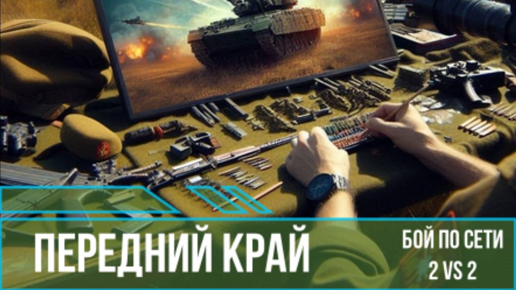 ★ИГРАЕМ В ИГРУ "ПЕРЕДНИЙ КРАЙ". РАЗМИНКА И СЕТЕВОЙ БОЙ 2 vs 2★