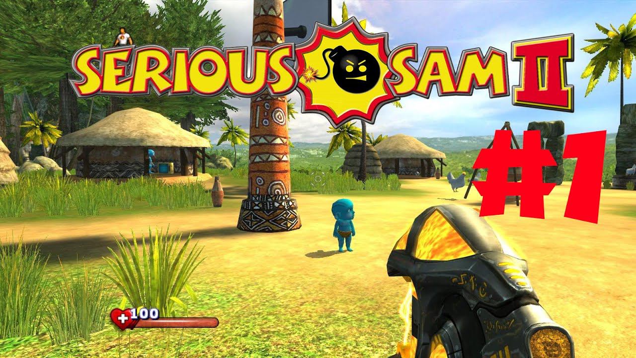 Джунгли! Прохождение Крутой Сэм 2 на максимальном уровне сложности #1