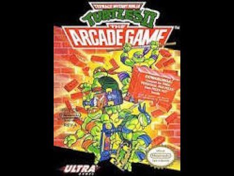 Teenage Mutant Ninja Turtles II  The Arcade Game NES  Полное прохождение