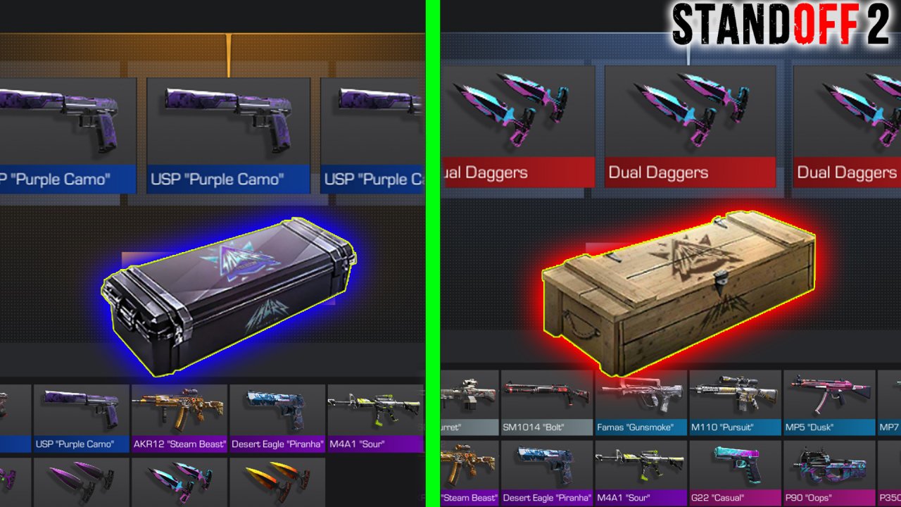 50 БОКСОВ VS 5 КЕЙСОВ / ОТКРЫТИЕ КЕЙСОВ В СТАНДОФФ 2 0.19.2 ► STANDOFF 2