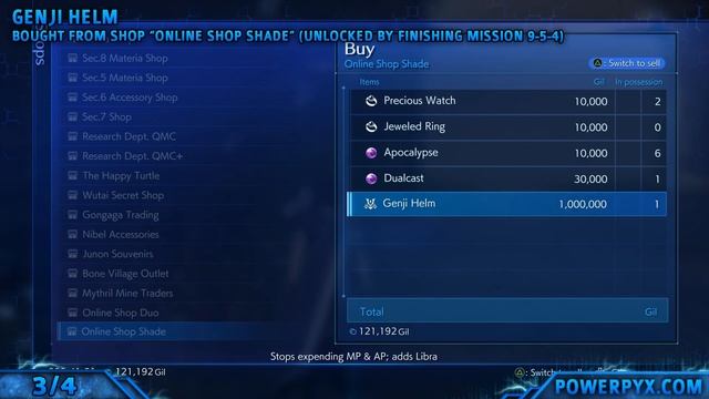 Crisis Core Final Fantasy VII Reunion - How to Get All Genji Equipment