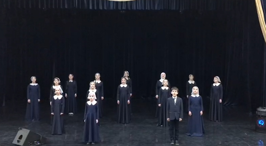 Участники 7 марафона "С чего начинается Родина"  Детский хор Мечта