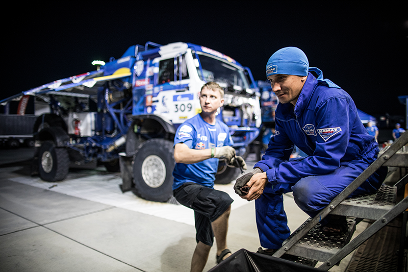 «КАМАЗ-мастер» на ралли «Шелковый путь-2018». Бивуак. 25 июля