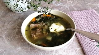 Щи из щавеля