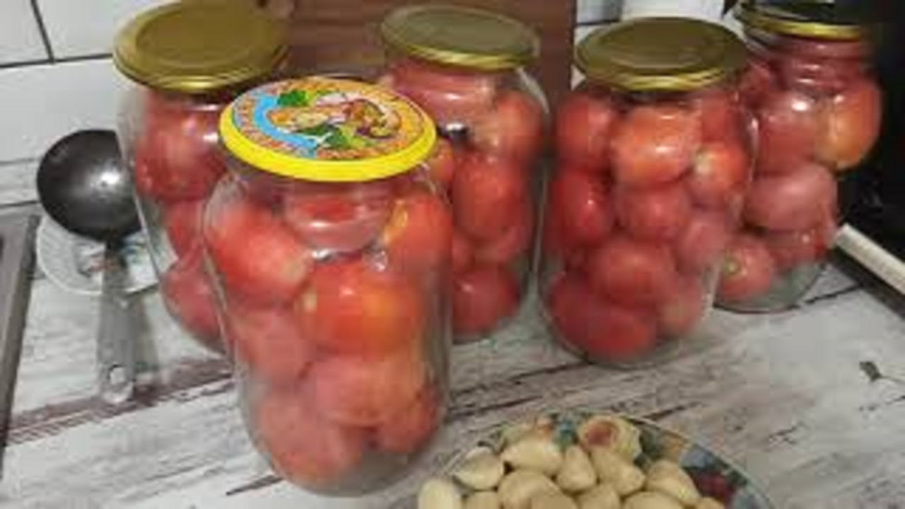 52. ПОМИДОРЫ В СОБСТВЕННОМ СОКУ - РЕЦЕПТ НА ЗИМУ