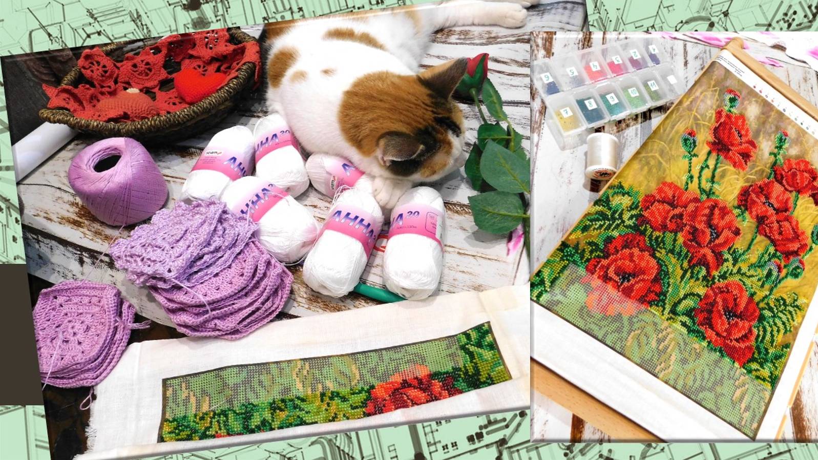 ТРИ НОВОСТИ, ДВЕ НАВОЛОЧКИ, ОДИН ЗАКАЗ, ОДНА ВЫШИВКА И МНОГО МИИ 🐈! 😍🔥🧶