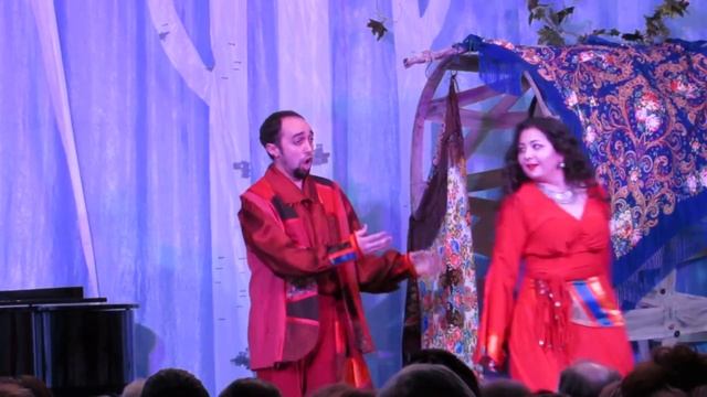 Дуэт Земфиры и молодого цыгана из оперы "Алеко". исп. Эльза Тимербаева и Георгий Буньков,