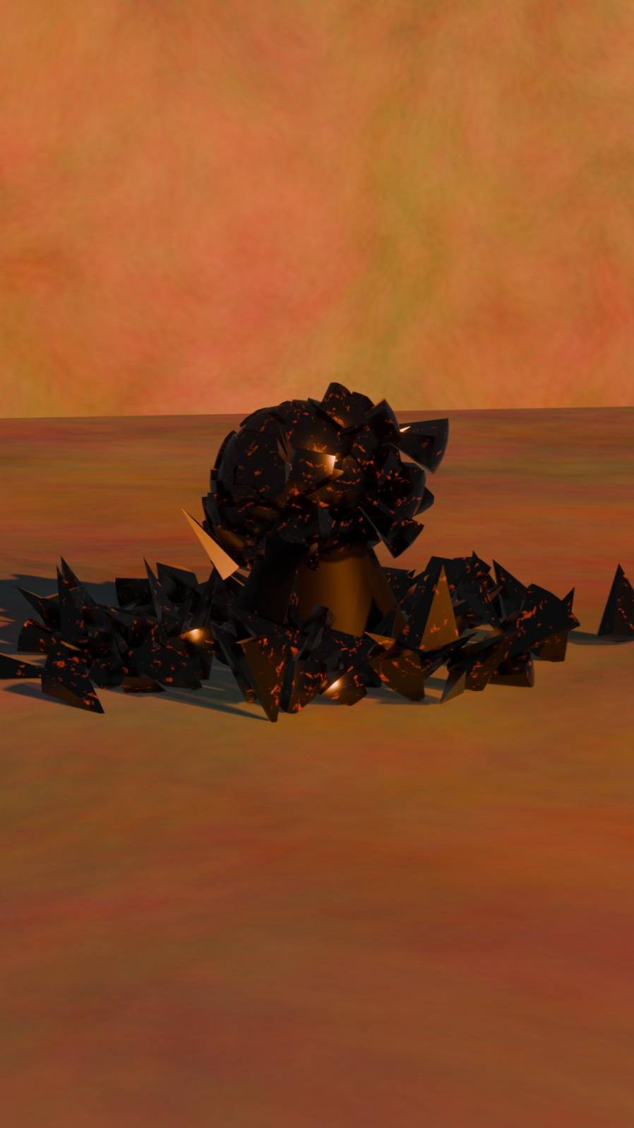 Шары в дребезги.