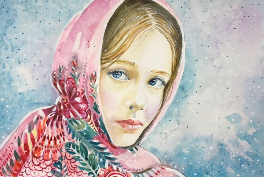 Готовит милой он, своей жене, подарочек, Уж стар и лыс, больной, ведёт с собою разговор