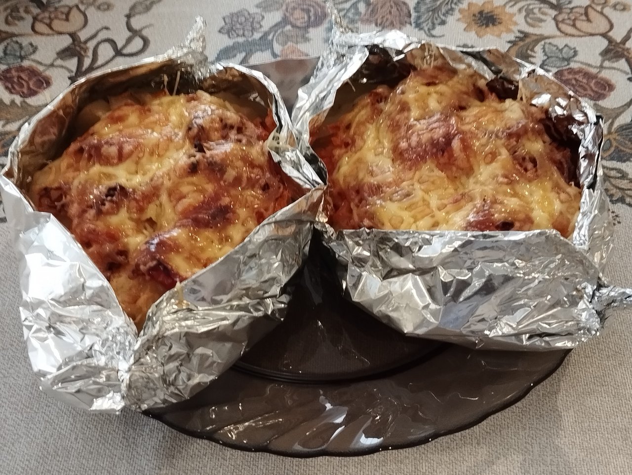 Мясо с картошкой в фольге ЗАПЕЧЕННОЕ в духовке порционно