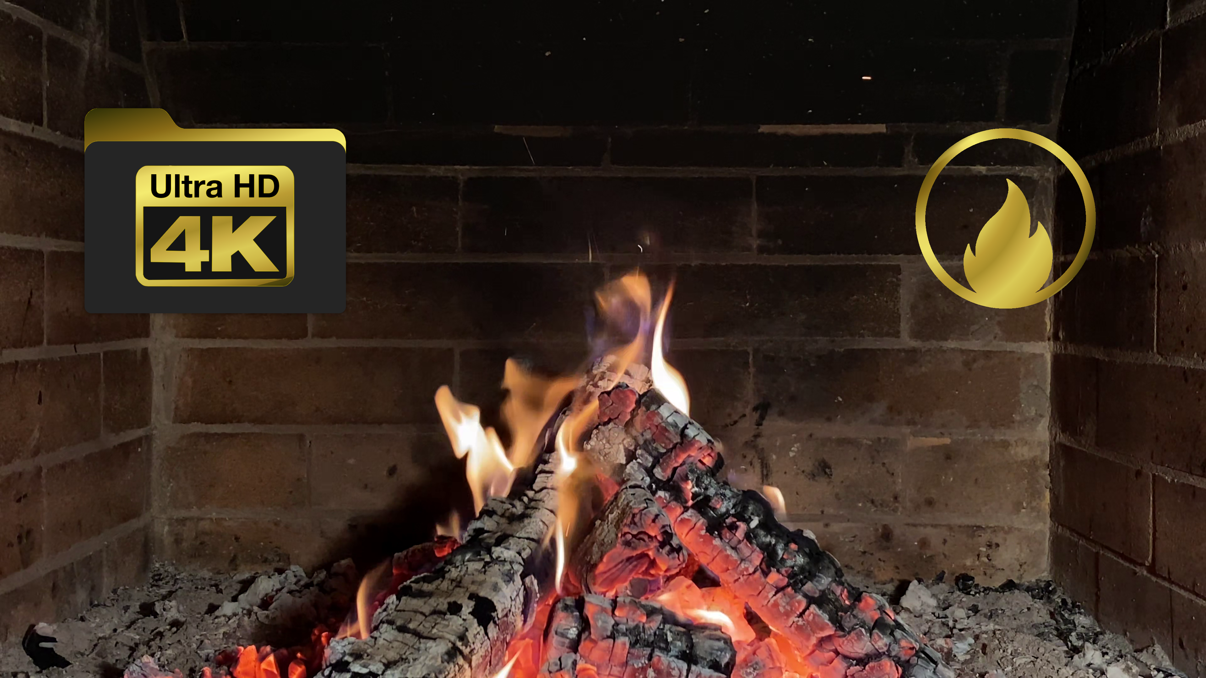 Расслабляющее Пламя: Магия Огня и Тишины в 4K