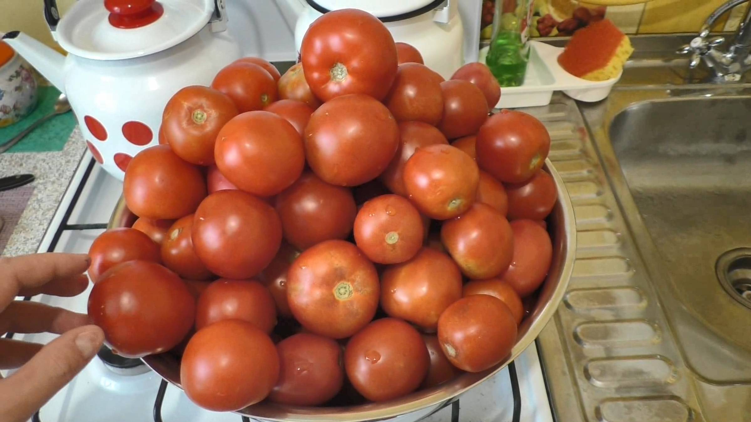 Безумно вкусные маринованные помидоры на зиму. Домашние заготовки.