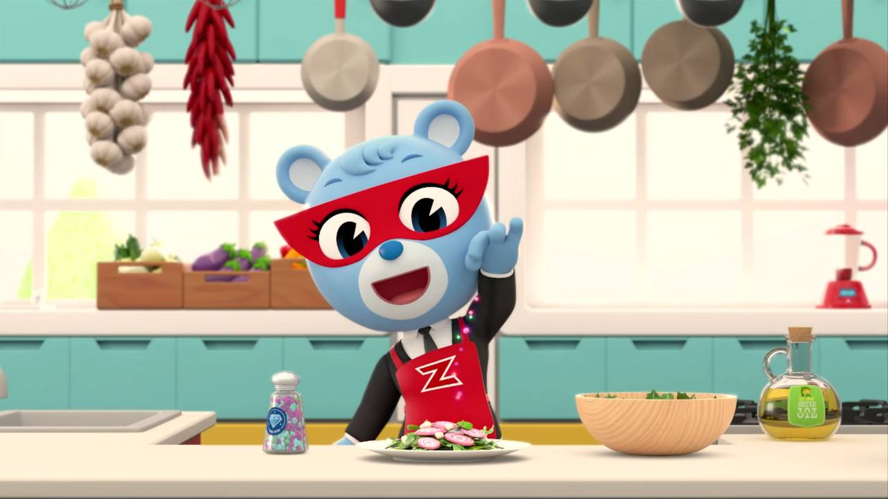 Супер Зак, 1 сезон, 3 серия. Эпидемия вируса пухлости.